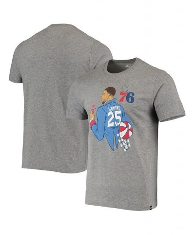 Men's Ben Simmons Gray Philadelphia 76Ers Player Graphic T-shirt $24.77 Sweatshirt