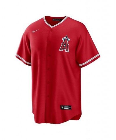 Men's Noah Syndergaard Red Los Angeles Angels Alternate Replica Player Jersey $68.15 Jersey