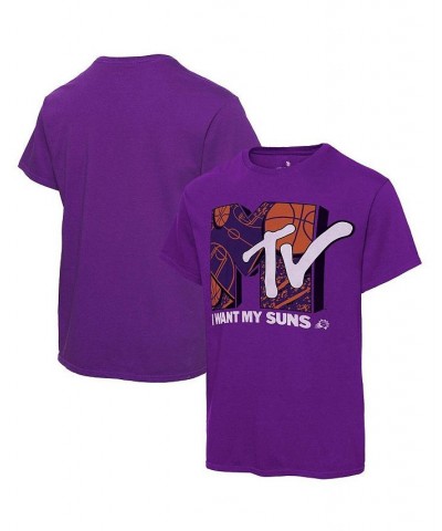 Men's Purple Phoenix Suns NBA x MTV I Want My T-shirt $23.84 T-Shirts