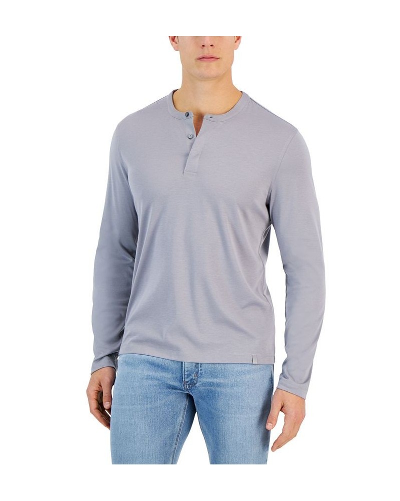 Men's Alfatech Solid Henley PD03 $15.39 T-Shirts