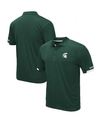 Men's Green Michigan State Spartans Big and Tall Santry Polo Shirt $29.90 Polo Shirts