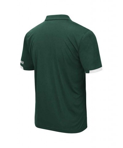 Men's Green Michigan State Spartans Big and Tall Santry Polo Shirt $29.90 Polo Shirts