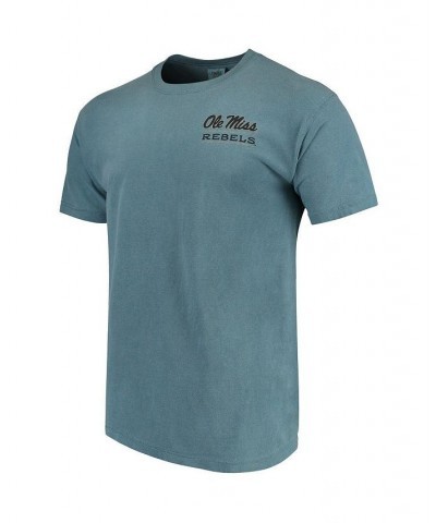 Men's Blue Ole Miss Rebels State Scenery Comfort Colors T-shirt $18.06 T-Shirts