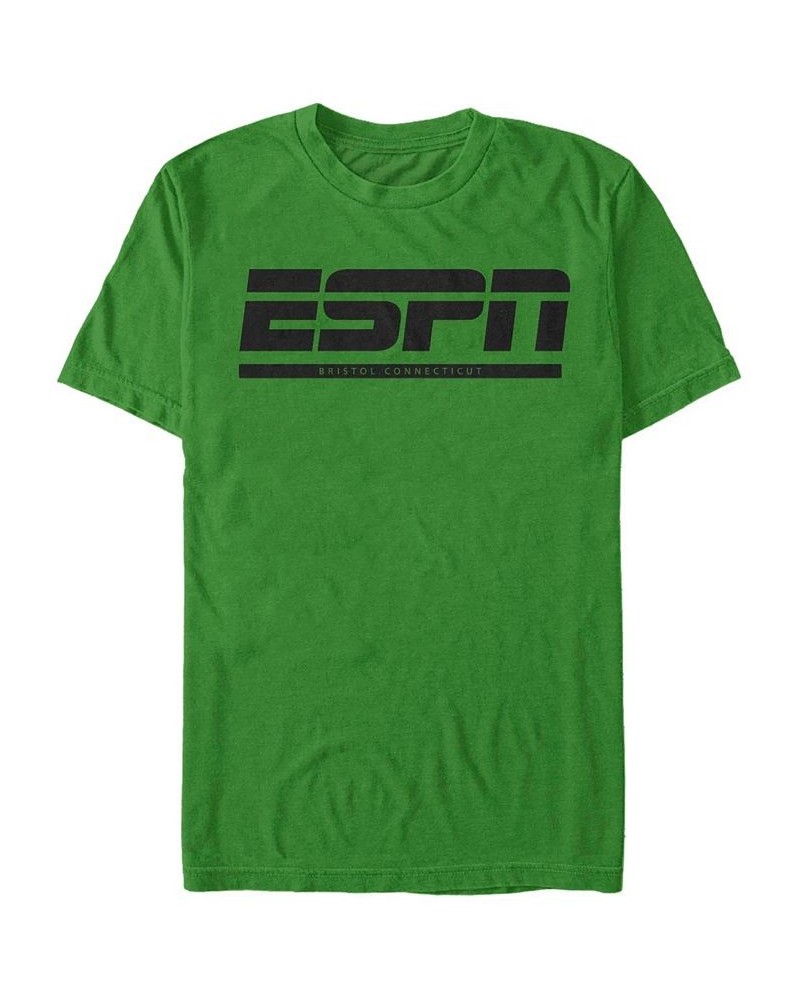 Men's ESPN Bristol Short Sleeve Crew T-shirt Green $14.70 T-Shirts