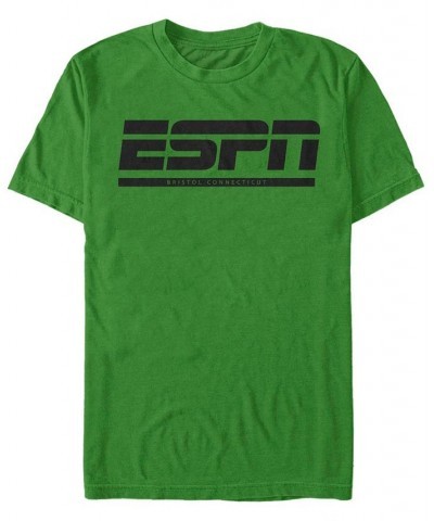 Men's ESPN Bristol Short Sleeve Crew T-shirt Green $14.70 T-Shirts