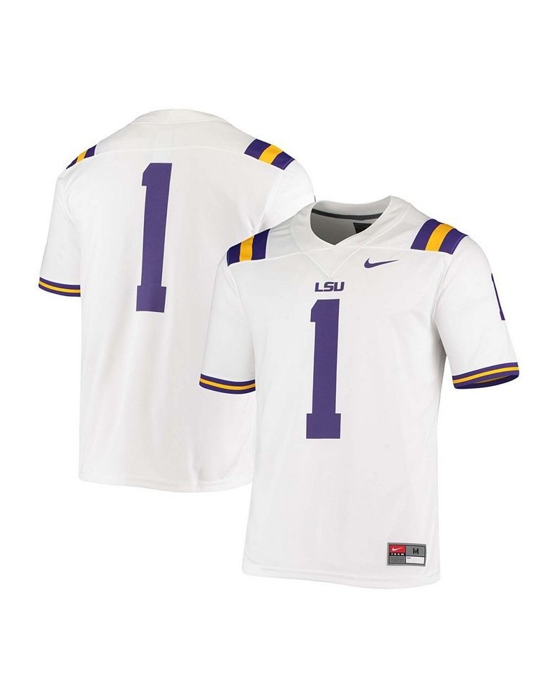 Men's 1 LSU Tigers Game Jersey $40.25 Jersey