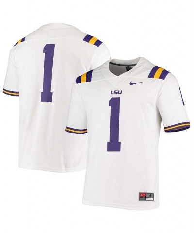 Men's 1 LSU Tigers Game Jersey $40.25 Jersey