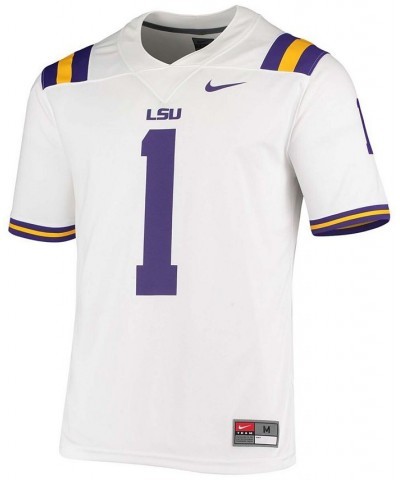 Men's 1 LSU Tigers Game Jersey $40.25 Jersey