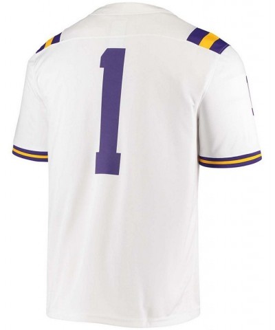 Men's 1 LSU Tigers Game Jersey $40.25 Jersey