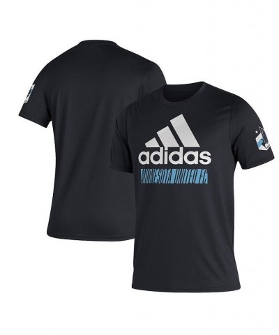 Men's Black Minnesota United FC Creator Vintage-Inspired T-shirt $21.60 T-Shirts