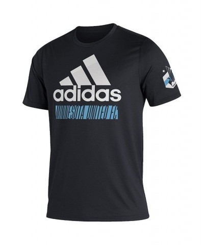 Men's Black Minnesota United FC Creator Vintage-Inspired T-shirt $21.60 T-Shirts