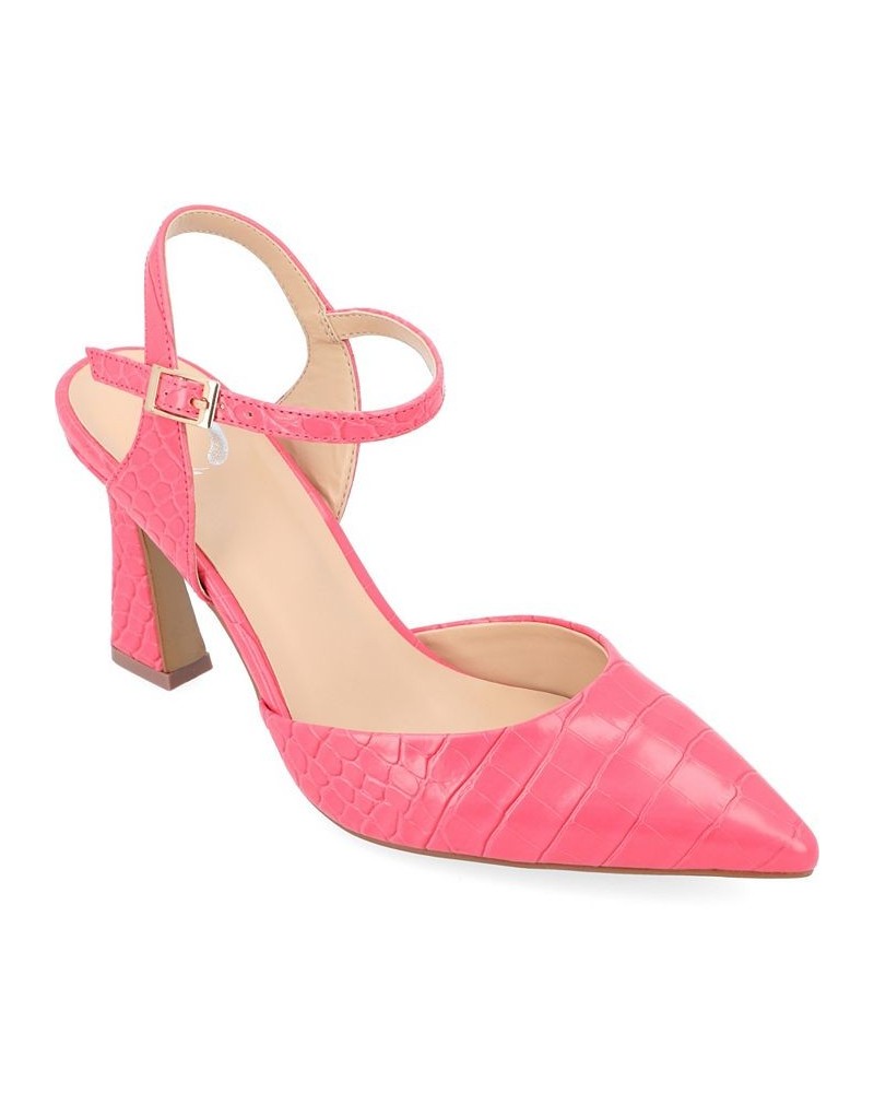 Women's Nixey Heels Pink $46.00 Shoes