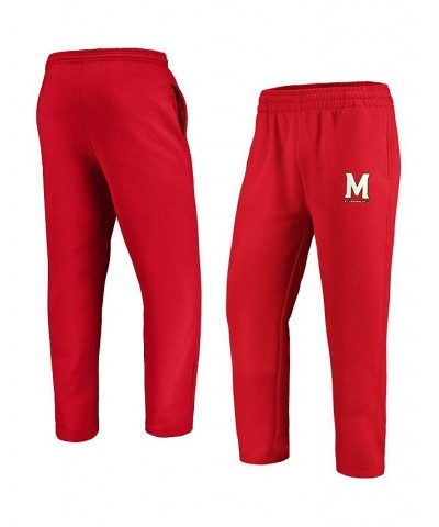 Men's Branded Red Maryland Terrapins Corner Logo Pants $23.00 Pants