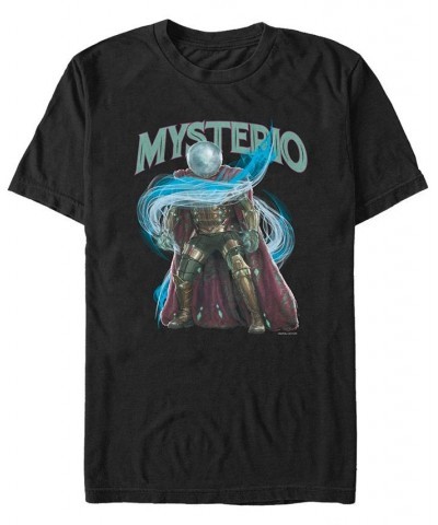 Marvel Men's Spider-Man Far From Home Mysterio Power Stance, Short Sleeve T-shirt Black $18.89 T-Shirts