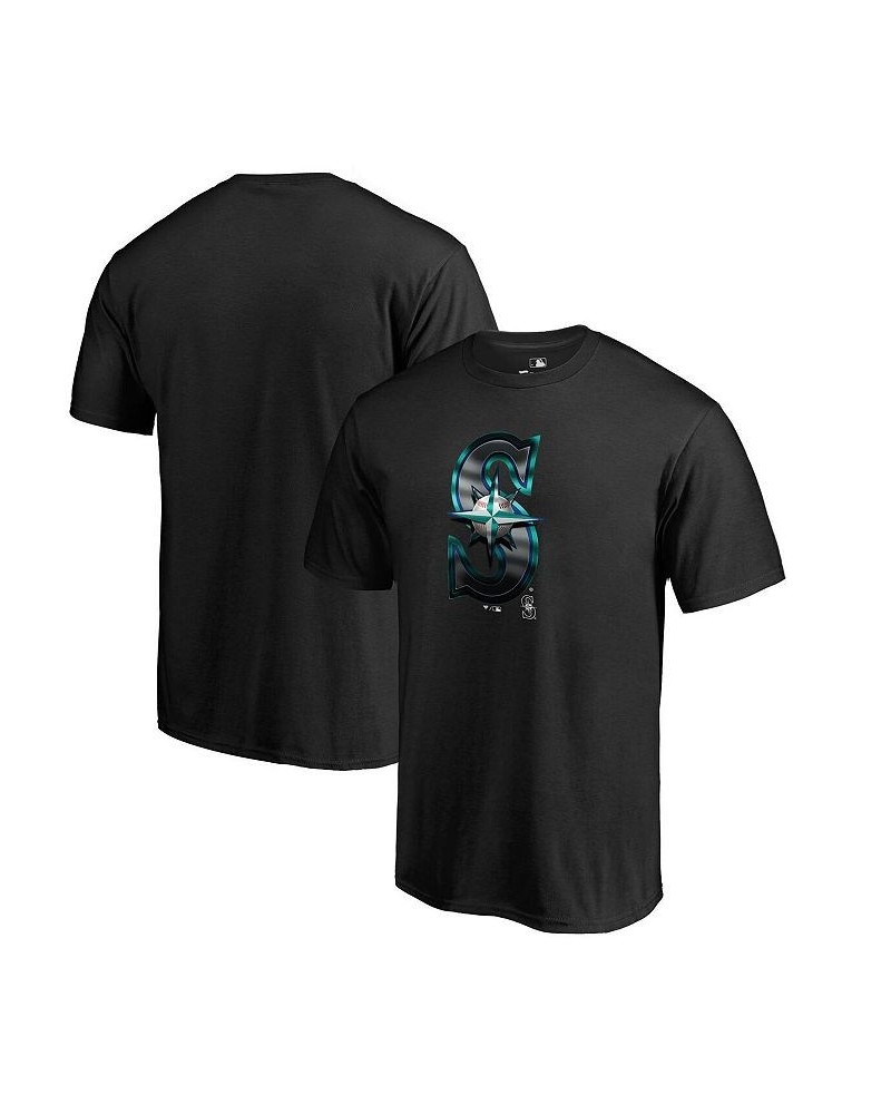 Men's Branded Black Seattle Mariners Midnight Mascot T-shirt $17.50 T-Shirts