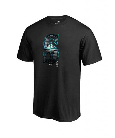 Men's Branded Black Seattle Mariners Midnight Mascot T-shirt $17.50 T-Shirts