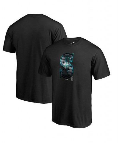 Men's Branded Black Seattle Mariners Midnight Mascot T-shirt $17.50 T-Shirts