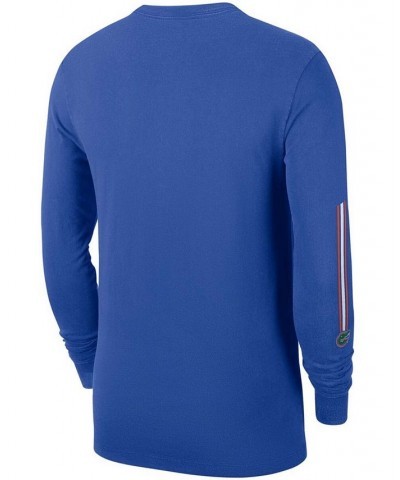 Men's Royal Florida Gators Word Long Sleeve T-shirt $19.35 T-Shirts