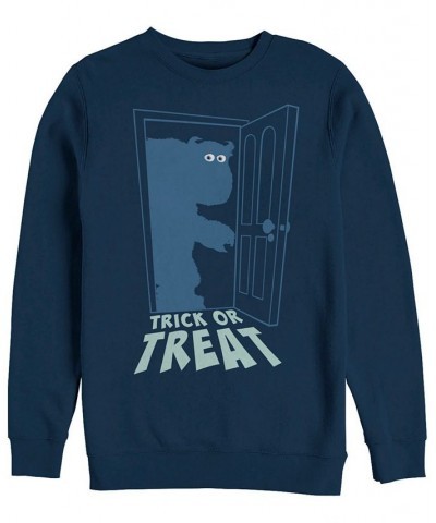 Disney Pixar Men's Monsters Inc. Sulley Trick or Treat, Crewneck Fleece Blue $25.30 Sweatshirt