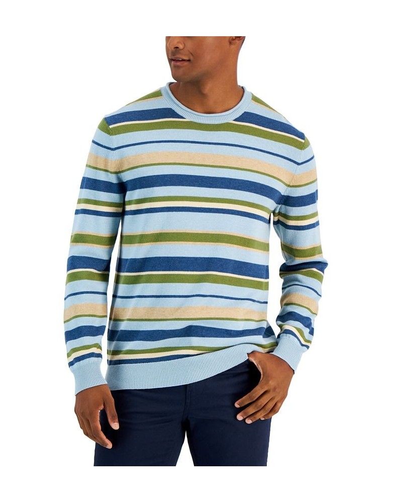 Men's Striped Sweater Blue $17.02 Sweaters