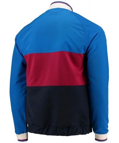 Men's Blue Barcelona I96 Anthem Performance Raglan Full-Zip Jacket $51.00 Jackets