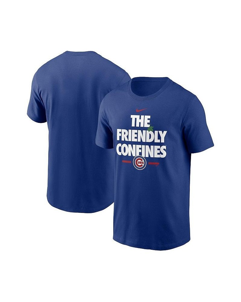 Men's Royal Chicago Cubs The Friendly Confines Local Team T-shirt $26.54 T-Shirts