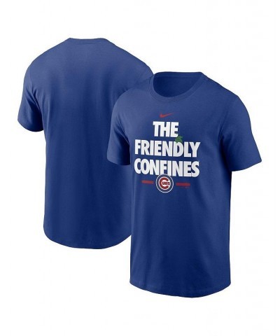 Men's Royal Chicago Cubs The Friendly Confines Local Team T-shirt $26.54 T-Shirts