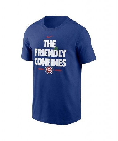 Men's Royal Chicago Cubs The Friendly Confines Local Team T-shirt $26.54 T-Shirts