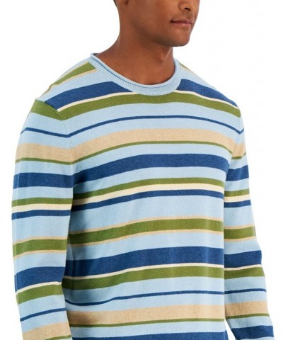 Men's Striped Sweater Blue $17.02 Sweaters