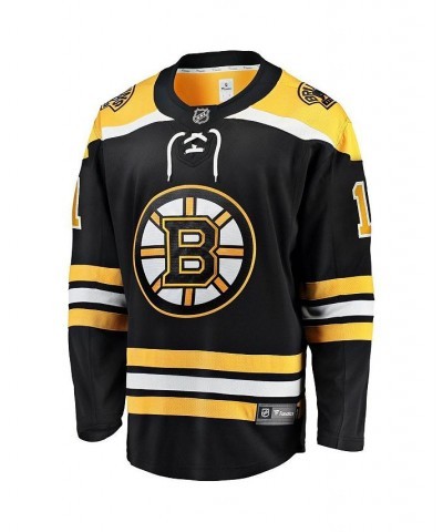 Men's Branded Jeremy Swayman Black Boston Bruins 2017/18 Home Breakaway Replica Jersey $70.30 Jersey