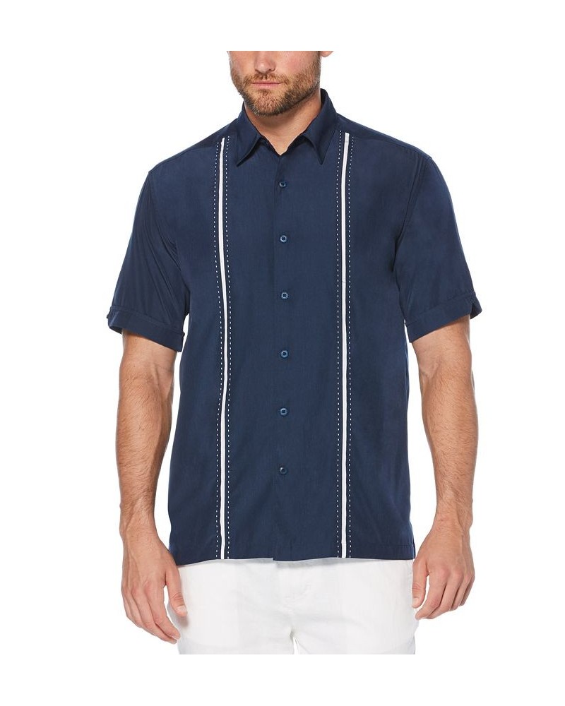 Men's Big & Tall Stripe Shirt Blue $18.62 Shirts