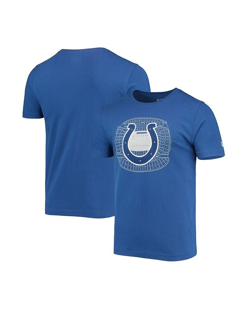 Men's Royal Indianapolis Colts Stadium T-shirt $25.19 T-Shirts