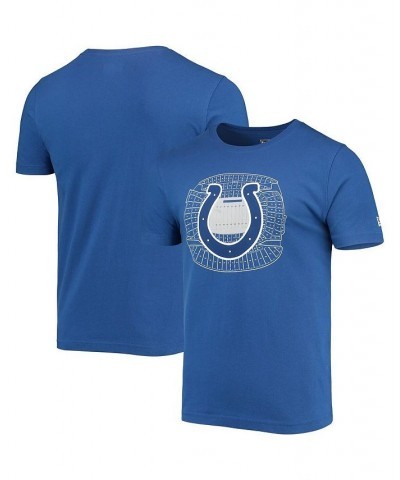 Men's Royal Indianapolis Colts Stadium T-shirt $25.19 T-Shirts