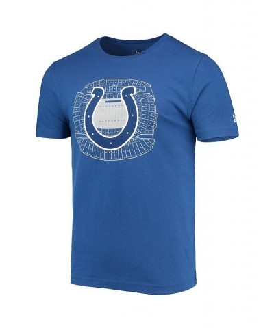 Men's Royal Indianapolis Colts Stadium T-shirt $25.19 T-Shirts