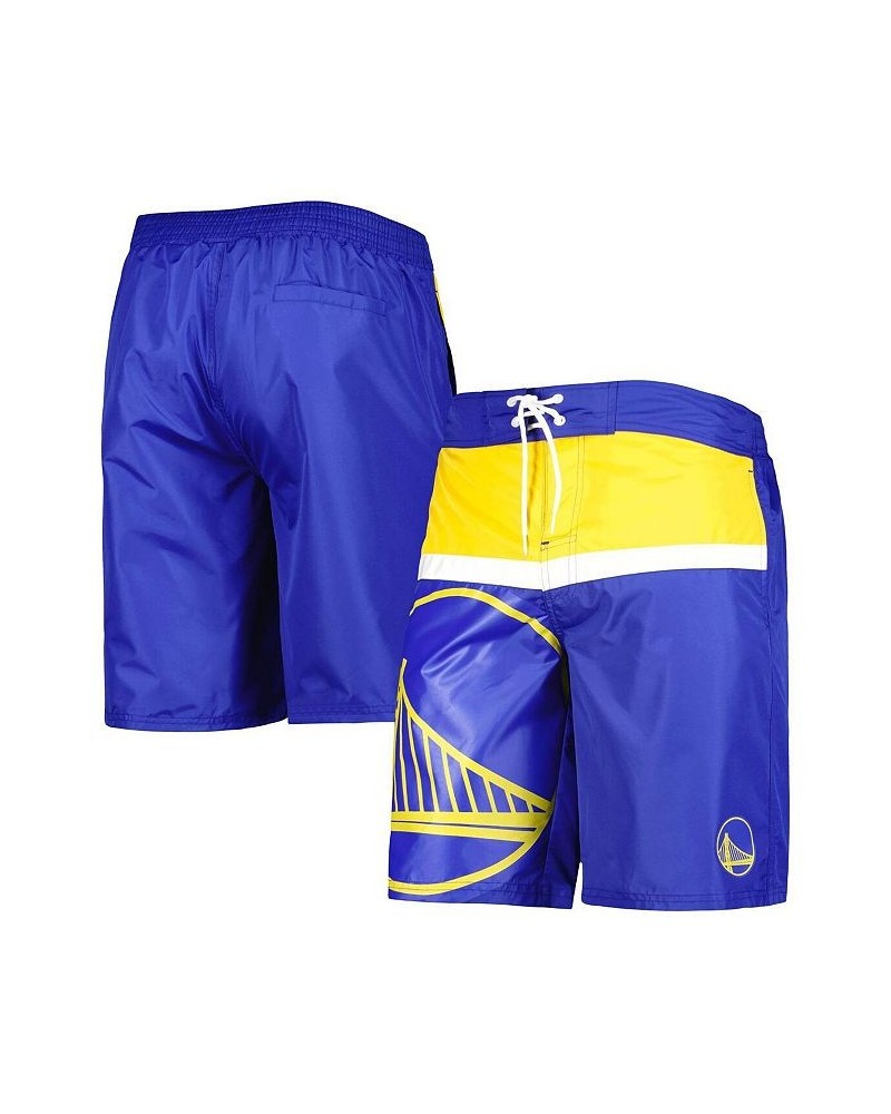 Men's Royal Golden State Warriors Sea Wind Swim Trunks $28.60 Swimsuits