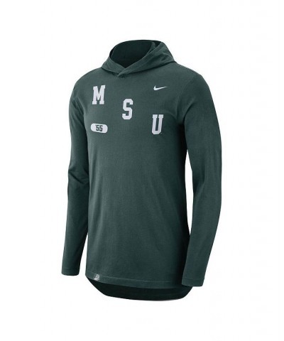 Men's Green Michigan State Spartans Team Performance Long Sleeve Hoodie T-shirt $27.90 T-Shirts