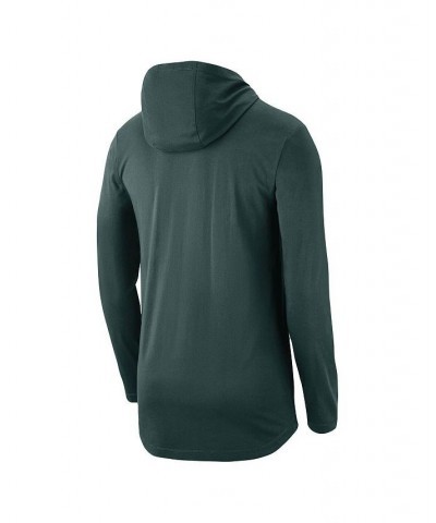 Men's Green Michigan State Spartans Team Performance Long Sleeve Hoodie T-shirt $27.90 T-Shirts