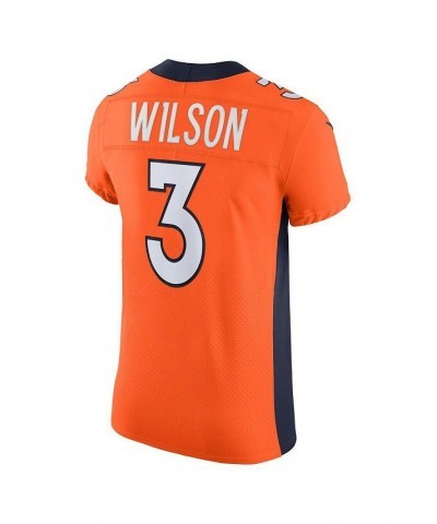 Men's Russell Wilson Orange Denver Broncos Vapor Elite Jersey $138.00 Jersey