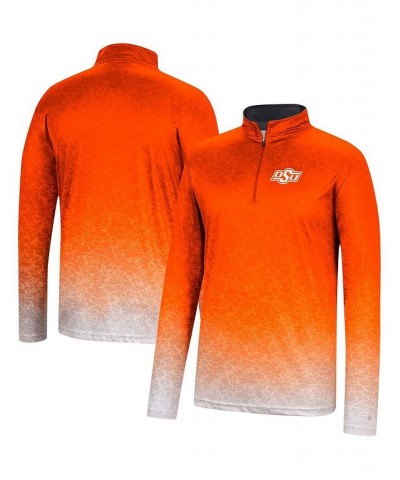 Men's Orange Oklahoma State Cowboys Walter Quarter-Zip Windshirt $23.10 T-Shirts