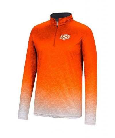 Men's Orange Oklahoma State Cowboys Walter Quarter-Zip Windshirt $23.10 T-Shirts