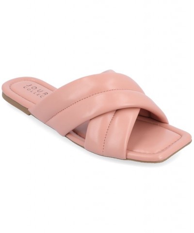 Women's Divyah Crisscross Puff Sandal PD05 $37.60 Shoes