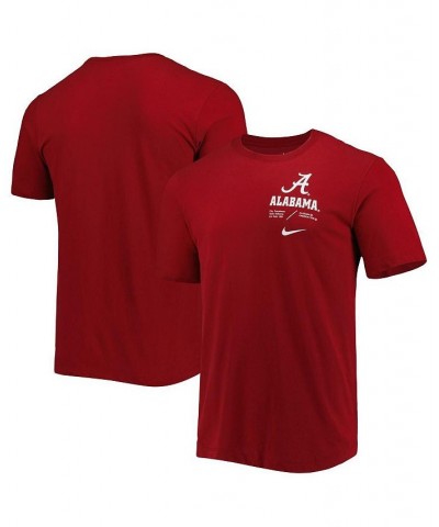 Men's Crimson Alabama Crimson Tide Team Practice Performance T-shirt $18.45 T-Shirts