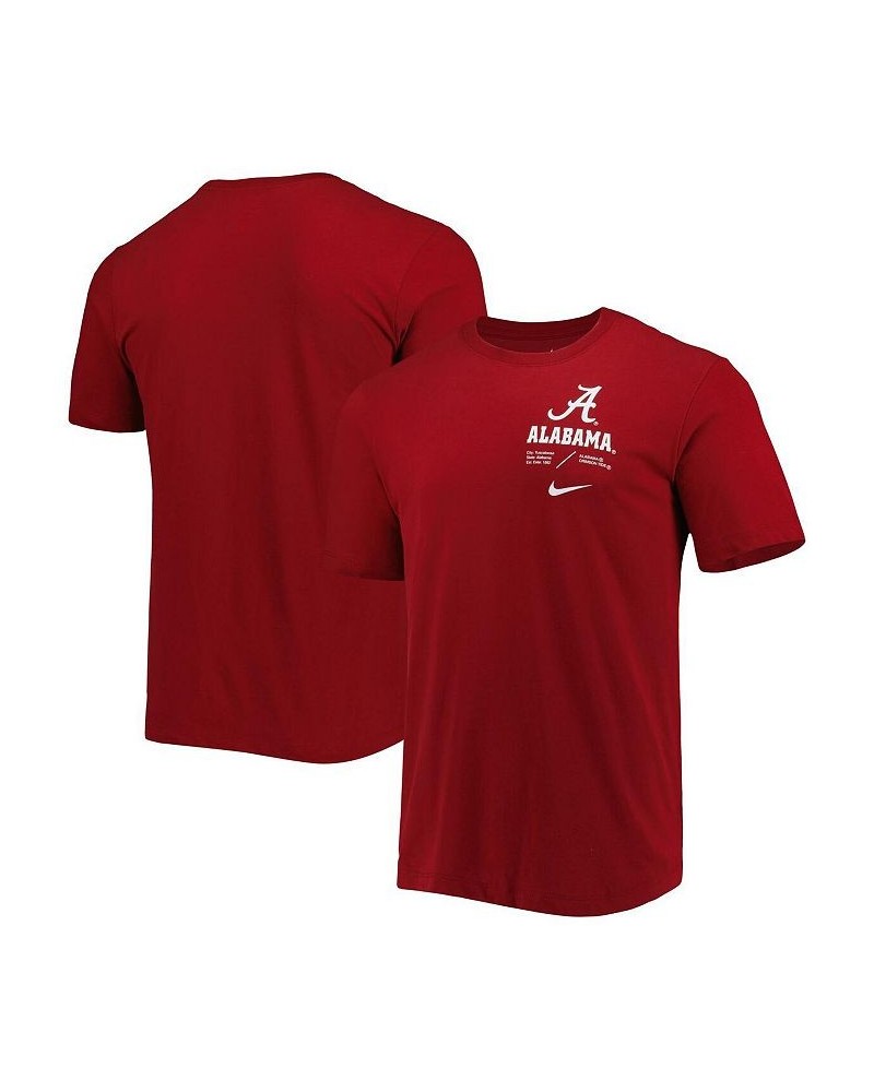 Men's Crimson Alabama Crimson Tide Team Practice Performance T-shirt $18.45 T-Shirts