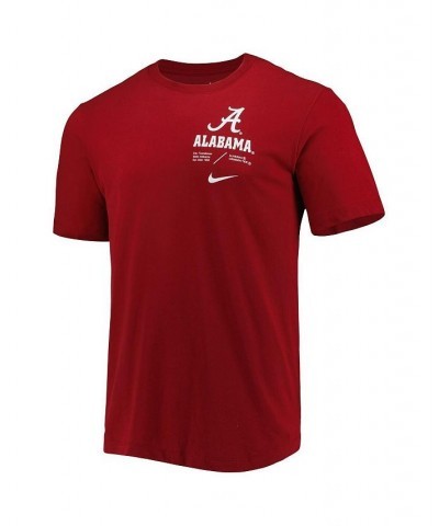 Men's Crimson Alabama Crimson Tide Team Practice Performance T-shirt $18.45 T-Shirts