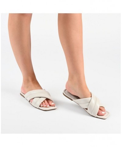 Women's Divyah Crisscross Puff Sandal PD05 $37.60 Shoes