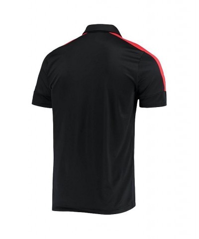 Men's Black Texas Tech Red Raiders Sideline Recruit Performance Polo Shirt $26.66 Polo Shirts