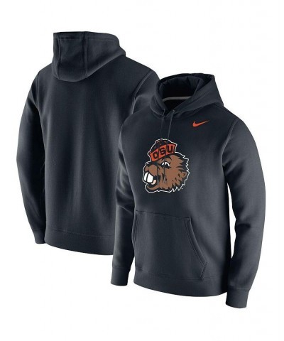 Men's Black Oregon State Beavers Vintage-Inspired School Logo Pullover Hoodie $34.85 Sweatshirt