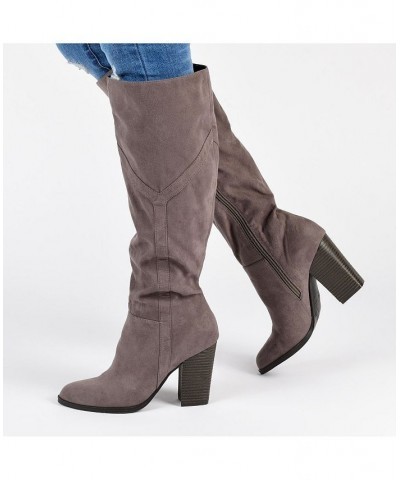 Women's Kyllie Boots Tan/Beige $60.20 Shoes