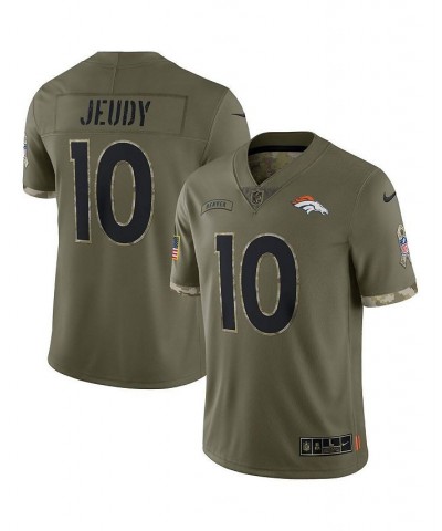 Men's Jerry Jeudy Olive Denver Broncos 2022 Salute To Service Limited Jersey $59.20 Jersey