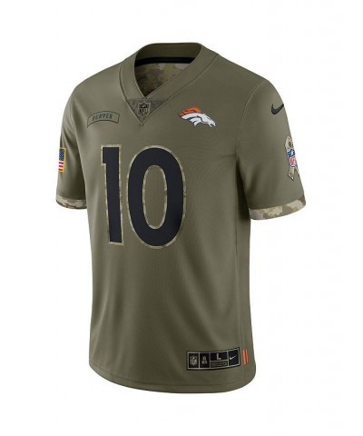 Men's Jerry Jeudy Olive Denver Broncos 2022 Salute To Service Limited Jersey $59.20 Jersey